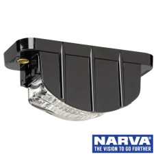 Narva Model 16 / 3 LED Licence Plate Lamps with Low Profile Black Housing